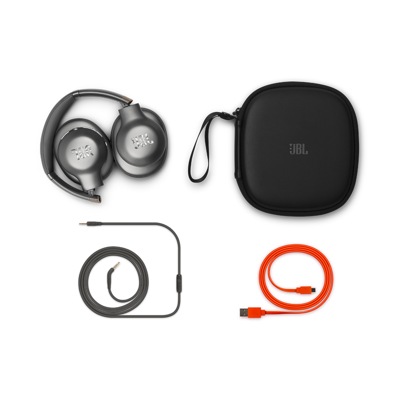 JBL EVEREST™ 710 - Gun Metal - Wireless Over-ear headphones - Detailshot 2 image number null